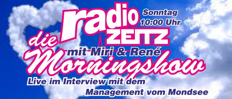 31.07.22 Live im Interview das Management vom Mondsee ... Sonntag ab 10:00 Uhr auf Radio Zeitz