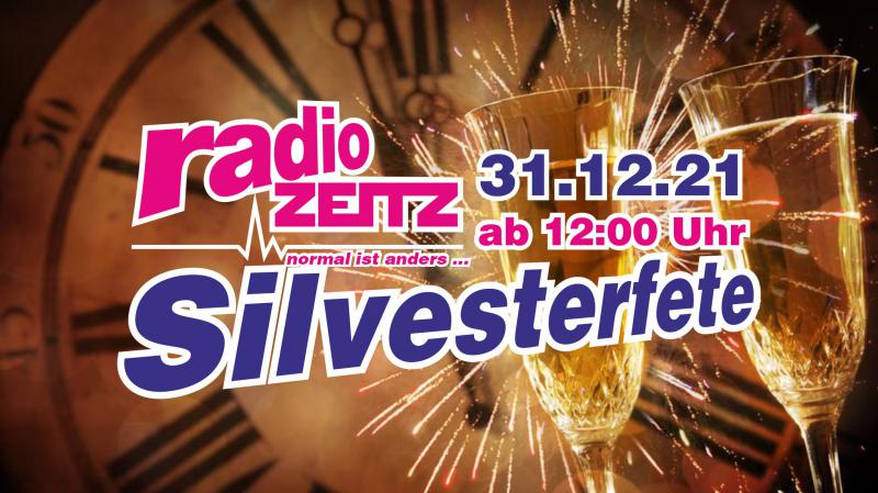 31.12.21 die Silvesterfete ab 12:00 Uhr auf Radio Zeitz