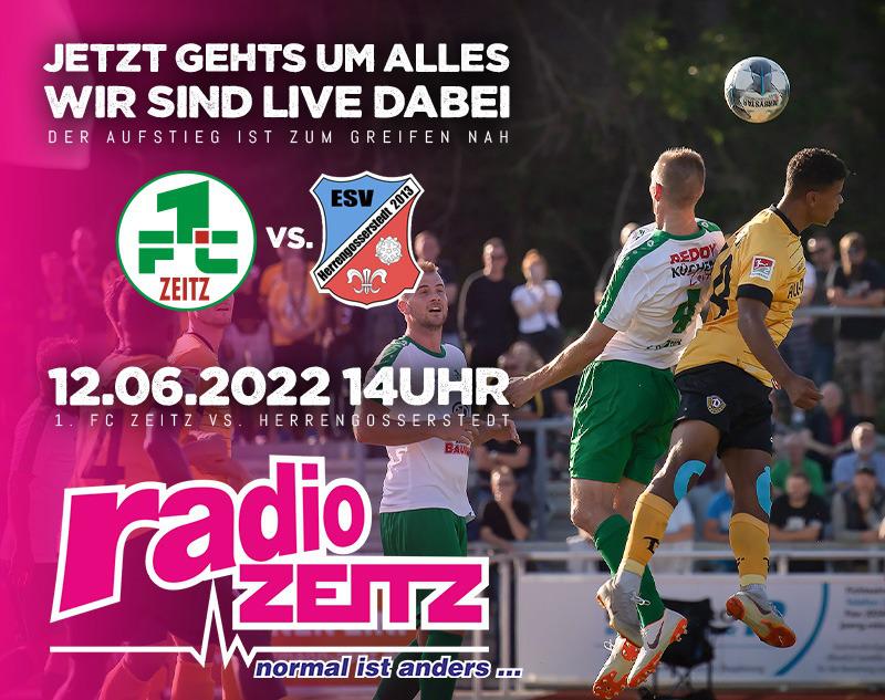 12.06.2022 … www.Radio-Zeitz.de Life ab 14:00 Uhr 1. FC ZEITZ 